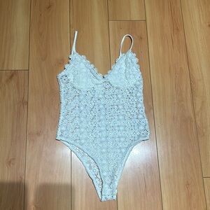 Lace Bodysuite, H&W, XS